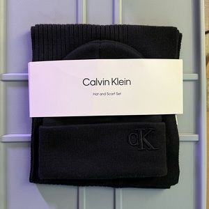 Calvin Klein Hat and Scarf Set